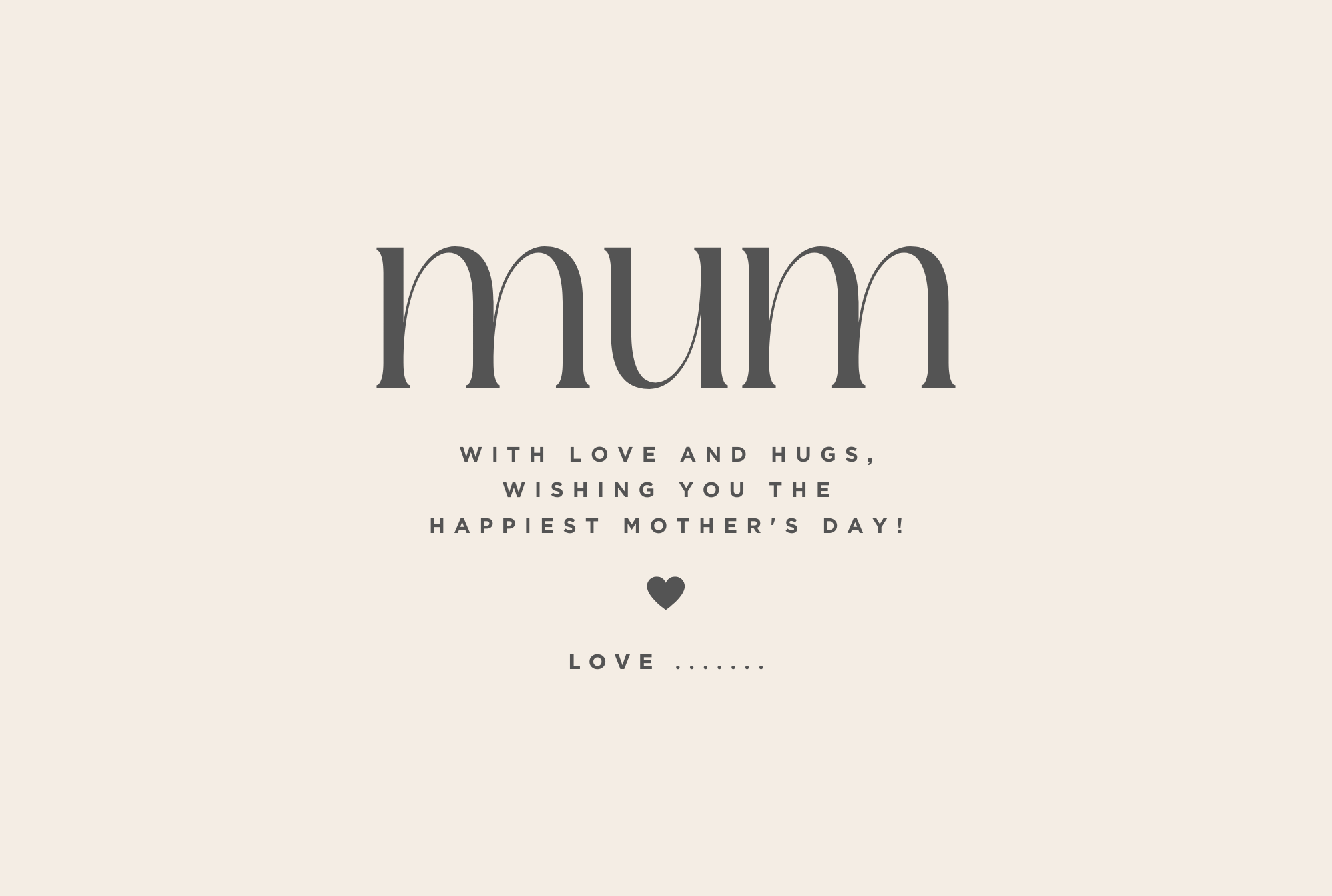 MOTHERS DAY CARD